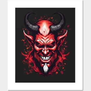 Cheerful Devil: A Splash of Mischief Posters and Art